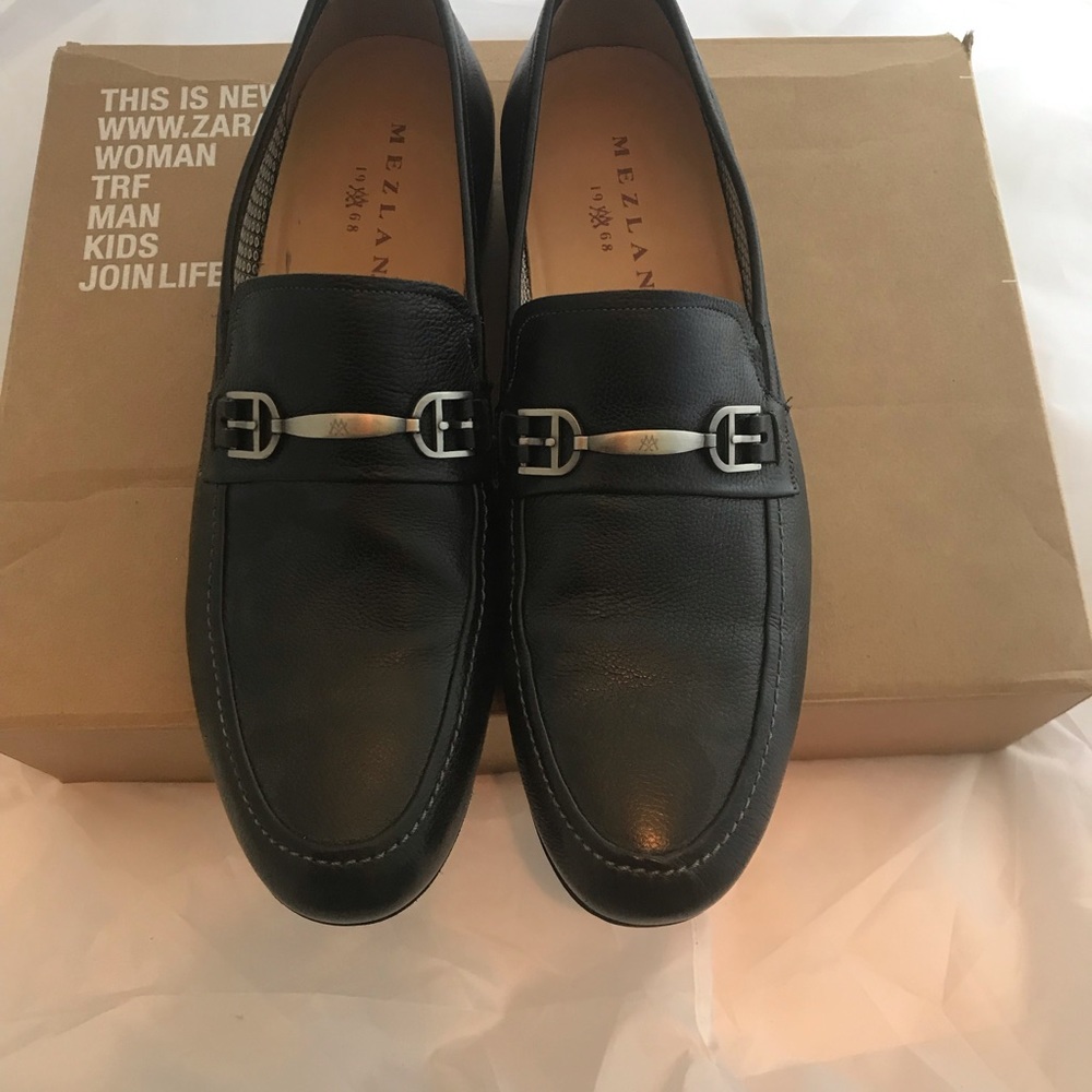 Mezlan men’s size 11 bit buckle loafers